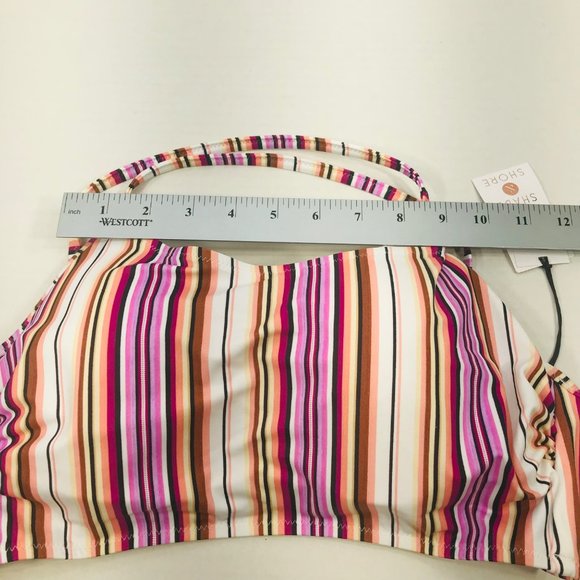 Shade And Shore Women's 36B Lightly Lined Longline Bralette Bikini Swim Top New - Picture 8 of 12